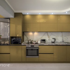 C021 Yellow Gold Metal Glanz